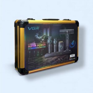 VGR Mr. SUPER POWER Stepless Pro 4-in-1 Barber Series Combo Kit - Image 1