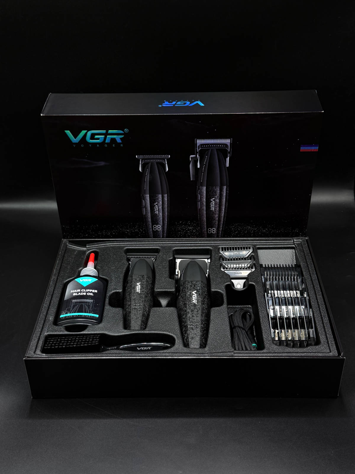 VGR V-640 Professional Barber Combo (Clipper & Trimmer) - Image 1