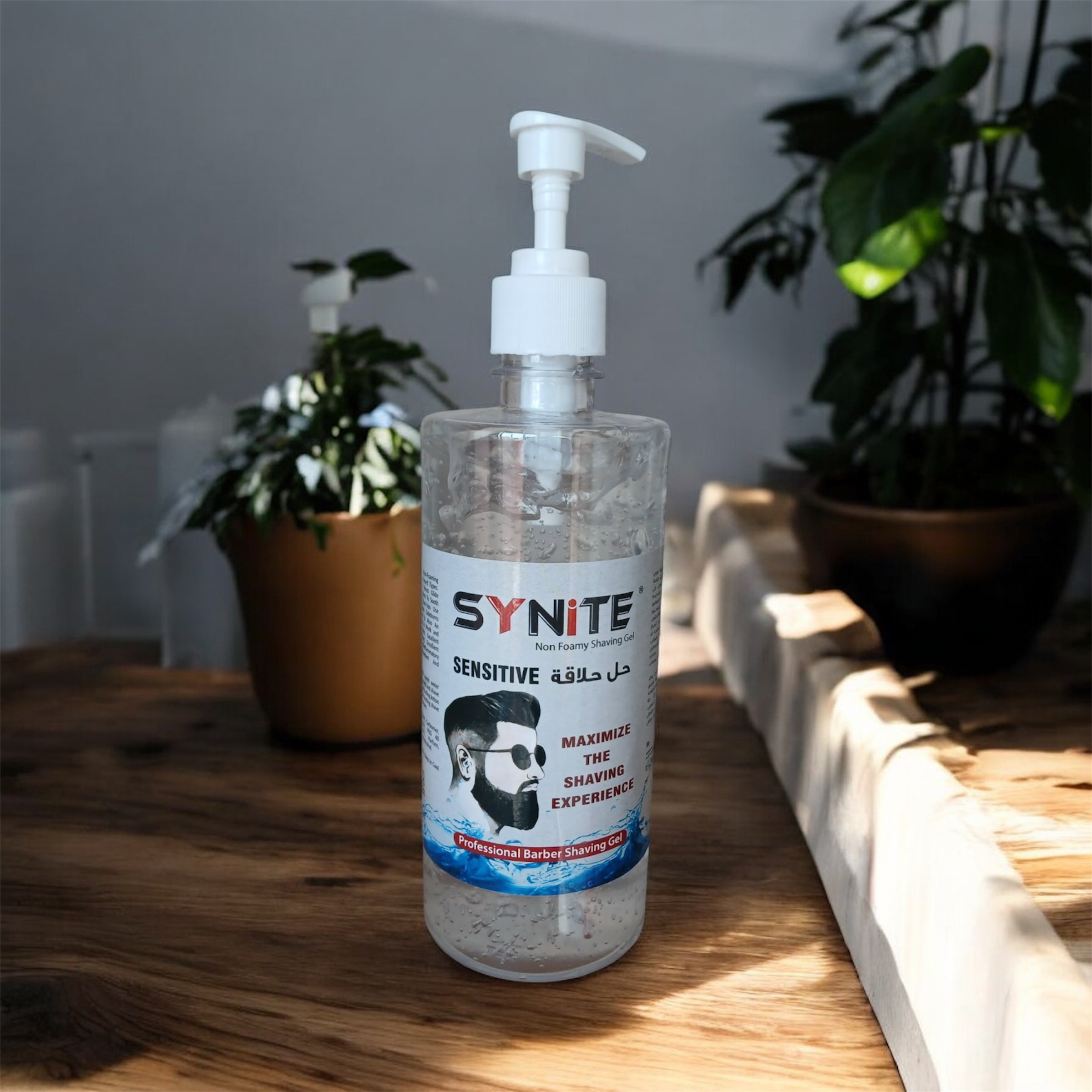 Synite Non-Foamy Shaving Gel for Sensitive Skin (500ml) - Image 1