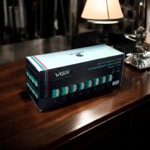 VGR V-891 Professional Metal Clipper Guide Comb Set (8 PCS) - Image 1