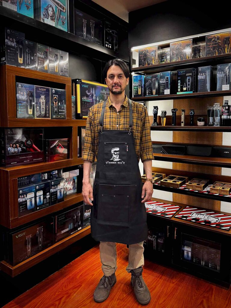 Black Barber Apron