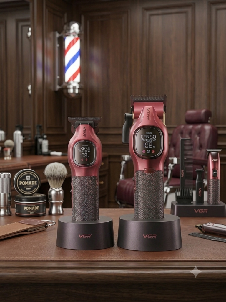 VGR V-886 S2 Professional Hair Clipper & Trimmer Set