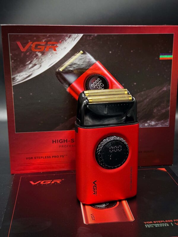 VGR V-377 Stepless Pro FS++ Professional Barber Foil Shaver