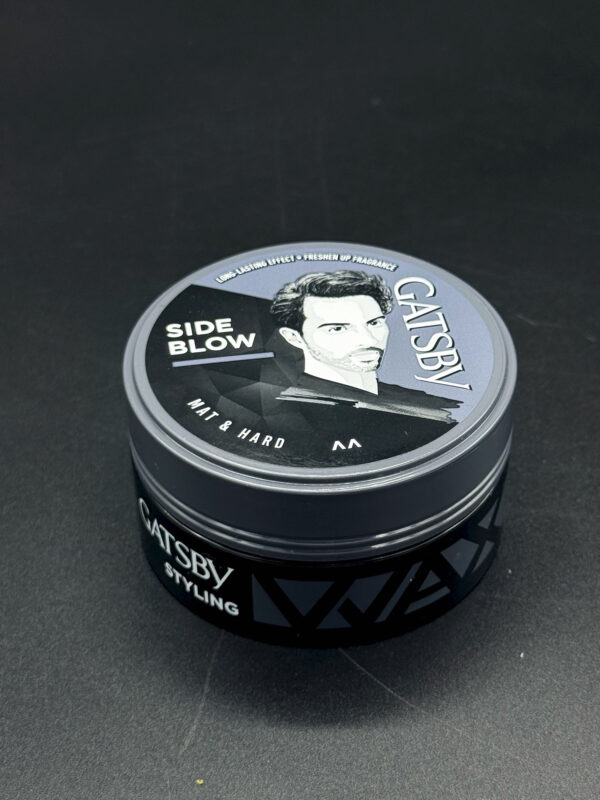 Gatsby Styling Wax – Side Blow Mat & Hard (75g)