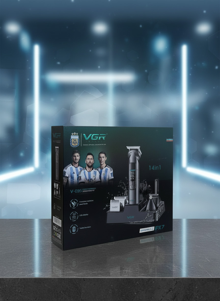 VGR V-096 Professional 14-in-1 Grooming Kit - Image 1