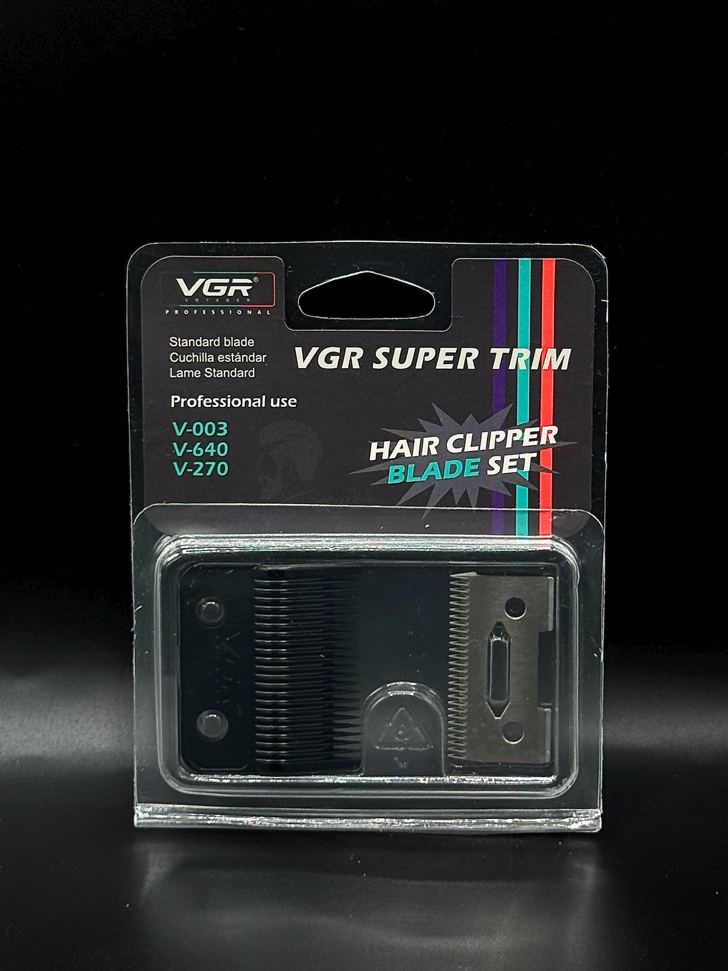 VGR Super Trim Hair Clipper Blade Set (V-003, V-640,V-270) - Image 1