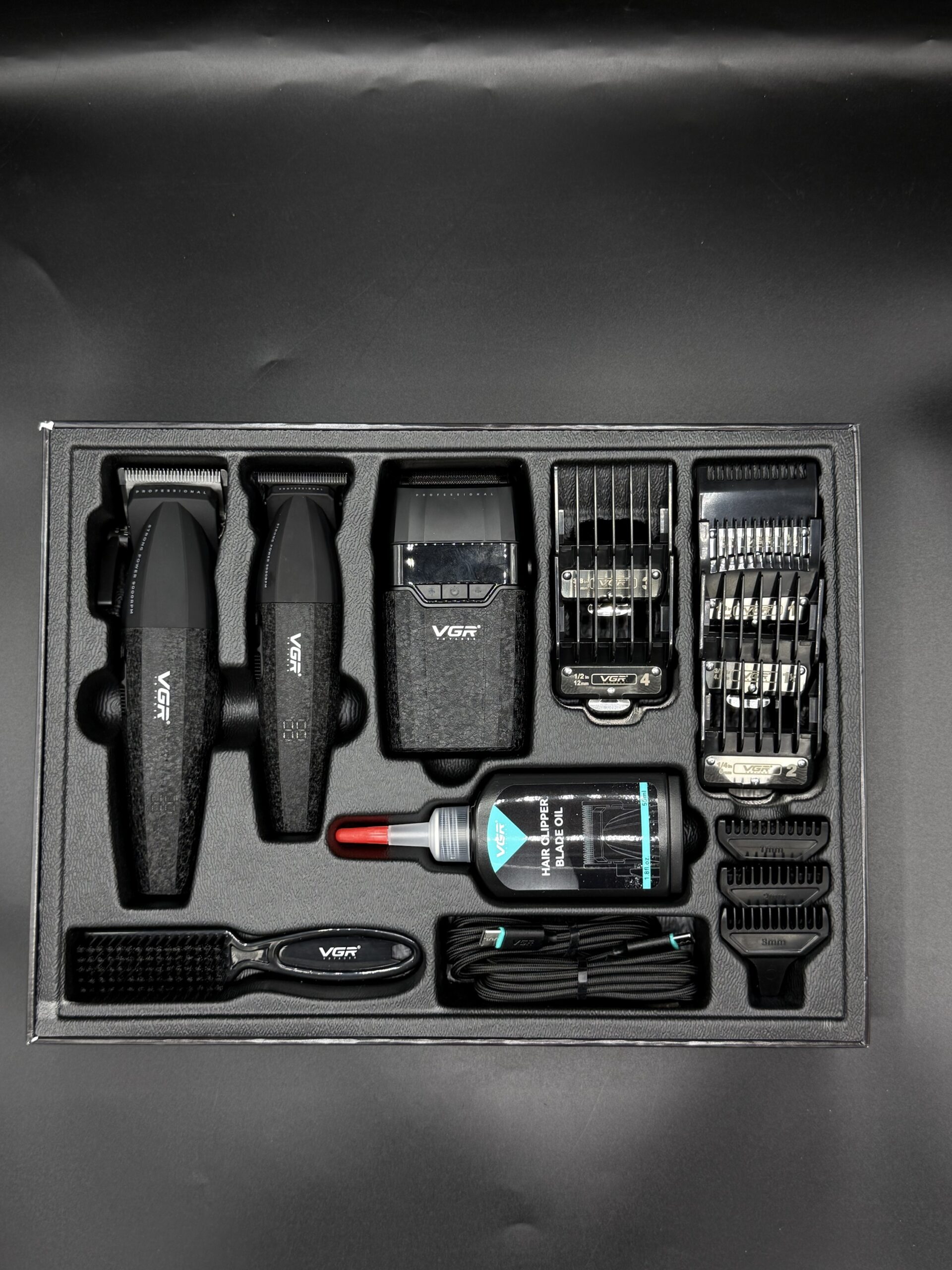 VGR V-640 S3 Professional Barber Combo Kit ( 3 in 1) - Image 1
