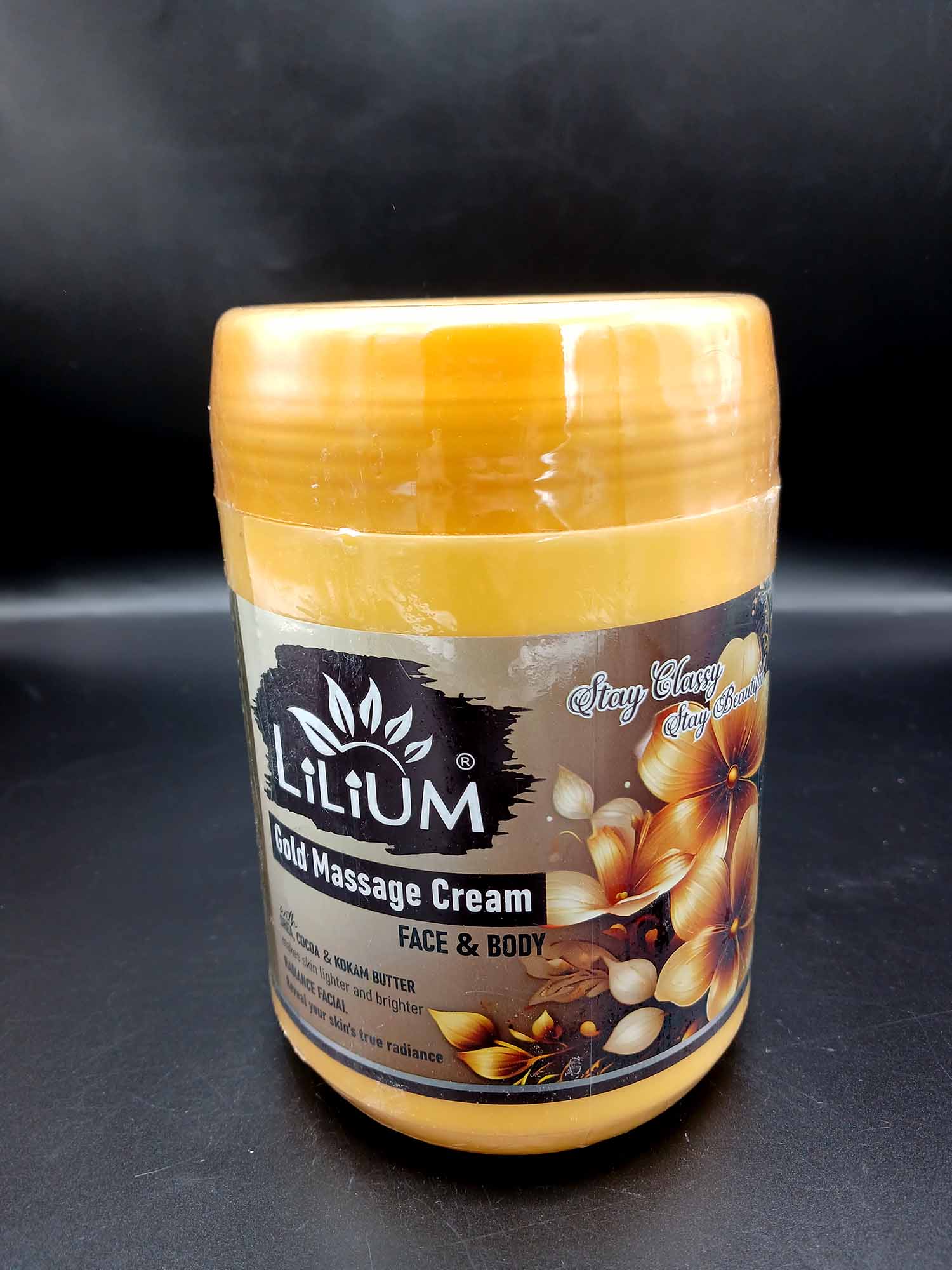 Lilium Gold & Diamond Massage Cream – Face & Body - Image 1
